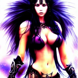 Epic full body picture portrait of busty atletic young beautiful Dejah Thoris Luis Royo styles