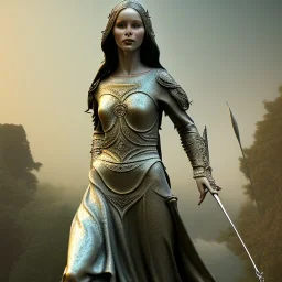 White Statue arwen, full body, Rome sculpture style, full body, fresco background, hyper realistic, 8k,