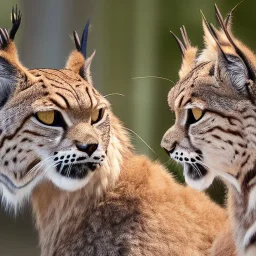 golden lynx disguised as a friend