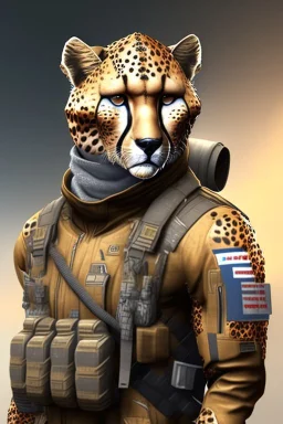 Bf4 russian engineer but it's furry cheetah