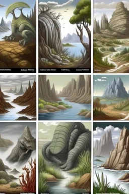 cambrian periode lanscapes