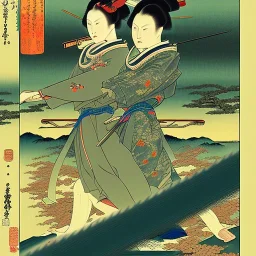 Ukiyo-e art