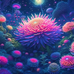 tiled, modern, botanical illustrations, epic, fantasy, stars, space, intricate, hyper detailed, artstation, concept art, cinematic, focus, vibrant, photorealistic, cinematic, pastel colors, flowers
