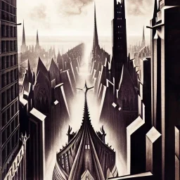 NeoGothic city,Metropolis on sea by fritz Lang,otto hung,futurismo, hyper detailed, matte painting, felix kelly, detailed painting, dynamic lighting