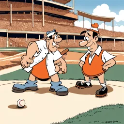 Fred Flintstone meets Yogi Berra.