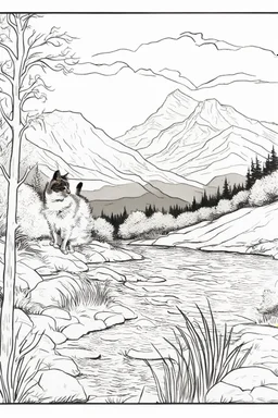 Portrait of a cat by Van Gogh