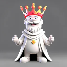 King cheerful 3D