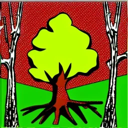 tree pop art