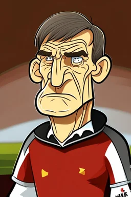 yourgen club German football coach ,cartoon 2d