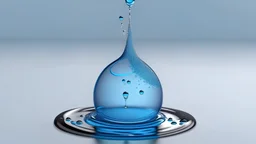 water drop from water tab for water saving ,Generative Ai