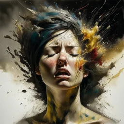 woman head exploding LapexionaLeonorFini