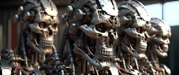 4K. REALISTIC FULL DETAILS. groupe de hardrock composés de terminators