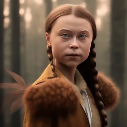  Greta Thunberg portrait rusty metal, feathers, Dryad, fae, sidhe, ominous, nature, plants, wildflower, facepaint, dnd character portrait, intricate, oil on canvas, masterpiece, expert, insanely detailed, 4k resolution, retroanime style, cute big circular reflective eyes, cinematic smooth, intricate detail , soft smooth lighting, soft pastel colors, painted Renaissance style