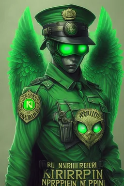 green and kaki nephilim watcher super cop