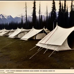 Anchorage, tent city alaska 1915