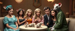 all soap operas ever made in one picture, but with alien rats