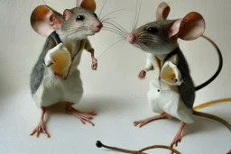 pulp-fiction taxidermy mice