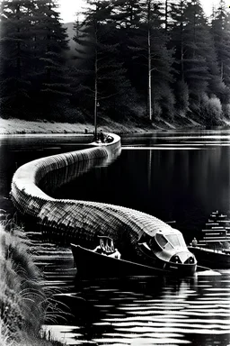 1960s Photograph of the Loch Ness Monster