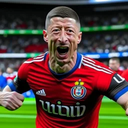 gole give polishman ole lewandowski ole screaming kibice