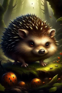 Hedgehog monster fantasy