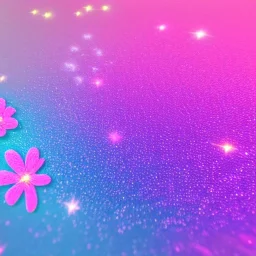 flower glitter pink and blue in a galactic ambiance, delicate colors in the foreground, full of details, smooth, light effect，vaporwave colorful, smooth, extremely sharp detail, finely tuned detail, ultra high definition, 8 k, unreal engine 5, ultra sharp focus