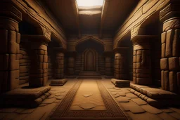desert dungeon hall