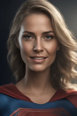 Supergirl, Realistic Stock Photo, ProtoVision, Realism Engine, RealVis XL, Zavy Chroma XL. facial portrait, chiaroscuro, deep shadows, rich deep colors, highly detailed portrait, full color, expression of extreme happiness, hope and positivity, 4k UHD, Ultra-realistic, Hyper realistic, Photorealistic, Realistic, absolute Reality,