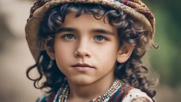 photo of a beautiful gypsy boy