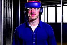 mark zuckerberg wearing VR