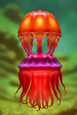 a half man, half jellyfish hybrid