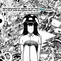 psychedelic lonely android japanese manga