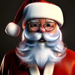 Santa, unreal engine 5, 8k, portrait