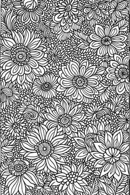 Stress relief l adults coloring page