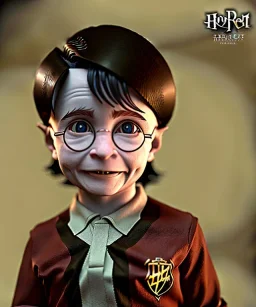 Harry potter toddler, full body, dramatic lighting, hyper realistic