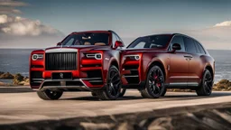 Rolls Royce Cullinan fused with Lamborghini Urus, Super Detailed, desktop wallpaper, 4K