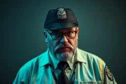 Cree l image d un agent de sécurité malsain et alcoolique