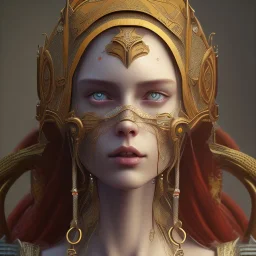 3D close-up of a beautiful ARTHURIAN LEGEND, brutal face, portrait, 8k, finely detailed, photo realistic, hr gigerart trending on Artstation.