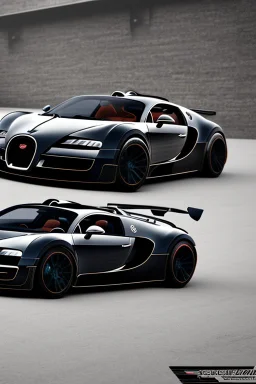 Bugatti Veyron Hyper Sport 2023 Painted with musou black