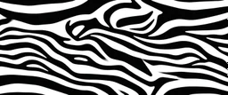 seamless repeatable zebra pattern with thick mono-width lines and spacing, black and white, vector