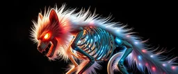 radiant Werewolf Skeleton with lotsa fluffy fur