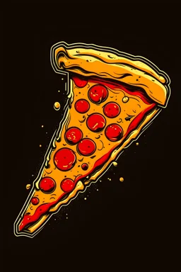 slice of pizza logo