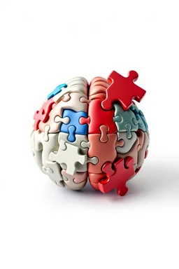 A brain or puzzle pieces symbolizing knowledge and problem-solving