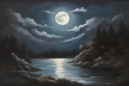 moonlight painting