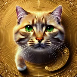 3d cute cats, beautiful rich, detailed yin and yang symbol, shiny, intricate, gorgeous, ultrafine detail, hyperrealism, trending , sharp focus, intricate details, highly detailed, glowing, glitter, complementary colours