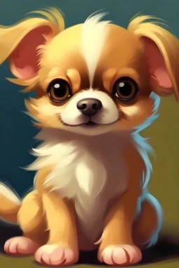 make a cute! baby dog realestilk