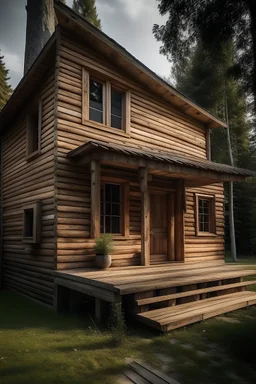 wooden home