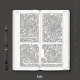 Book of Kells table of contents page, the letter T, a highly detailed illustration, realistic render, 8 k, micro detail, intricate, elegant, centered, digital painting, Artstation, smooth, sharp focus, illustration, artgerm