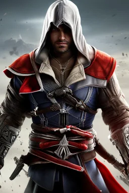 Ezio Auditore, Portrait, Assassin's creed, red eyes