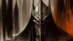 Sauron from the novel Lords of the ring, sketch