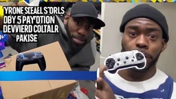 Tyrone steals playstation5 controller from delivered package